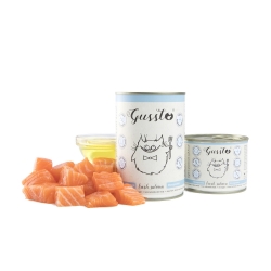 GUSSTO FRESH SALMON 375G